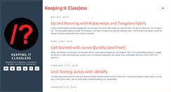 Desktop Screenshot of keepingitclassless.net