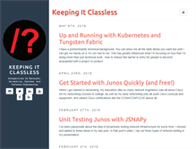 Tablet Screenshot of keepingitclassless.net